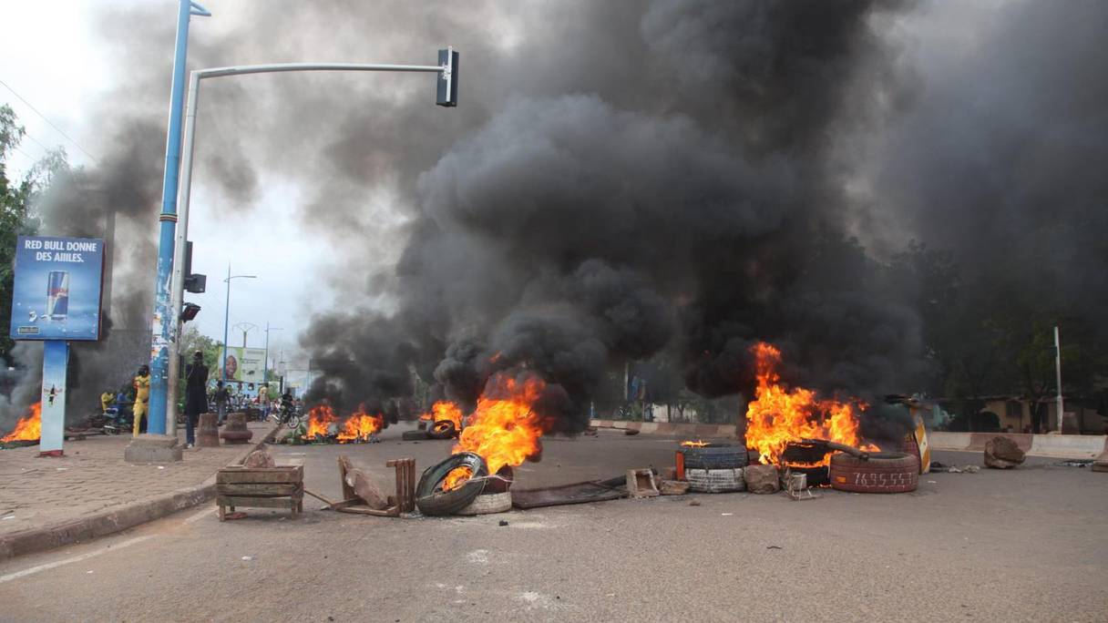 Violente manifestation à Bamako contre le gouvernement.