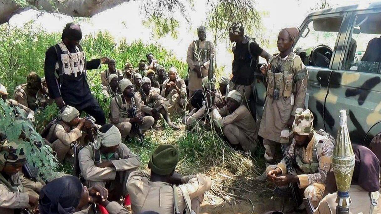 Des membres l'Etat Islamique en Afrique de l'Ouest (Iswap) au Nigeria.