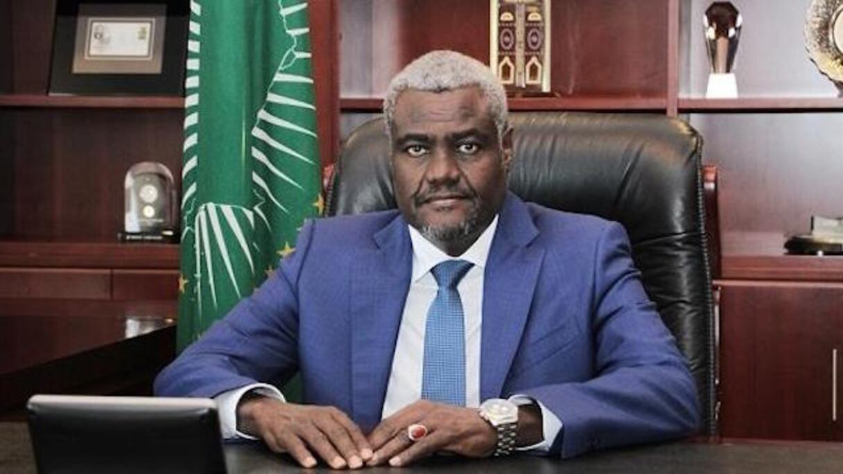 Le Tchadien Moussa Faki Mahamat, président de la Commission de l'Union africaine.