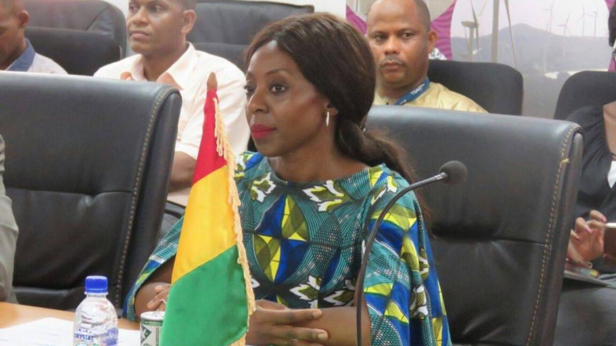 Malado Kaba, ministre guinéenne de l'Économie et des finances.