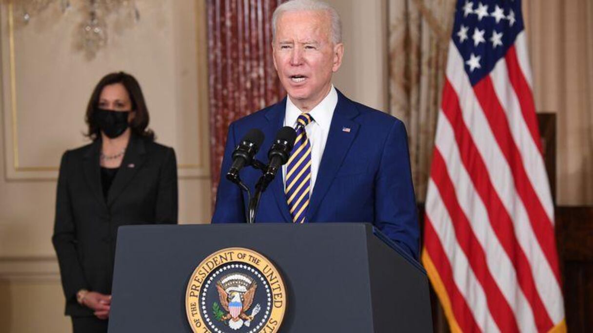 Joe Biden, président des Etats-Unis d'Amérique.