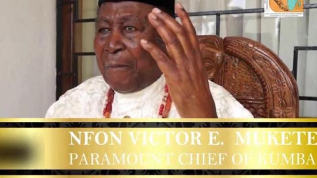 Victor Mukete, président du Sénat du Cameroun.