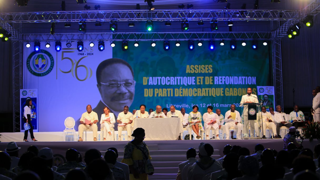 Assises du Parti démocratique gabonais.