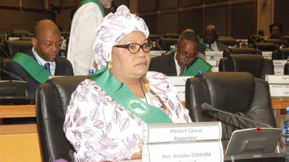 La députée sénégalaise, Aissatou Diawara, Alias Aida Sow Diawara victimes d'agression à main armée. Ici, lors d'une conférence des femmes parlementaires