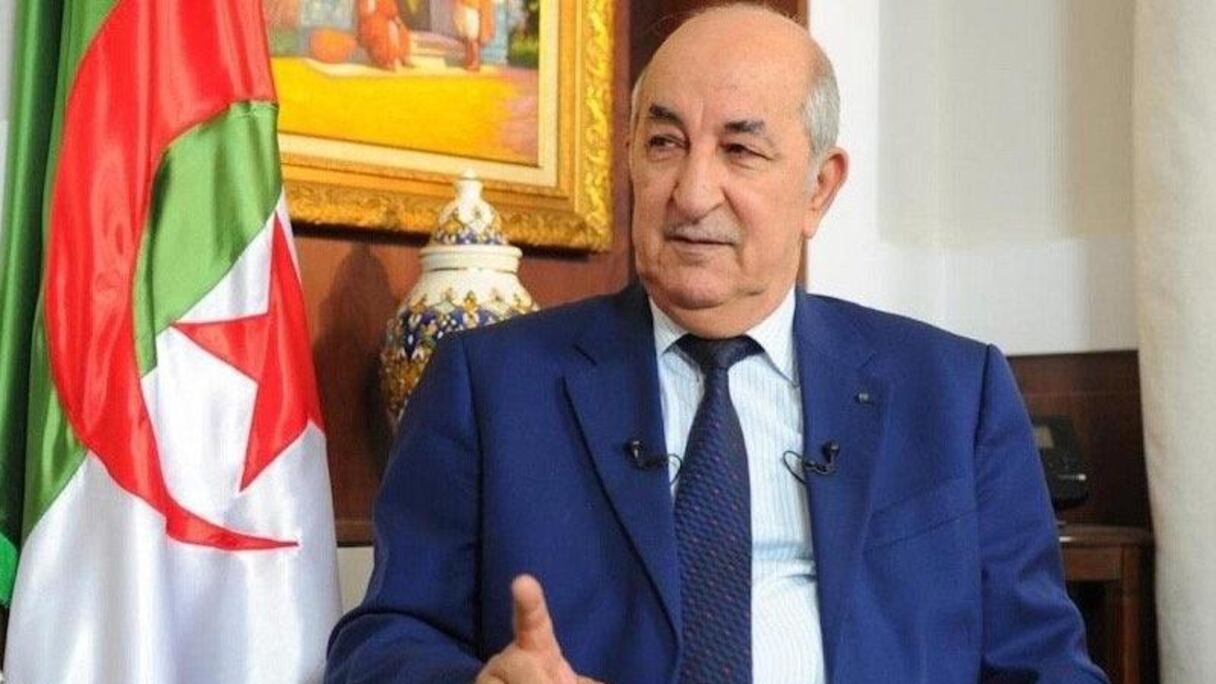 Le président algérien Abdelmadjid Tebboune.