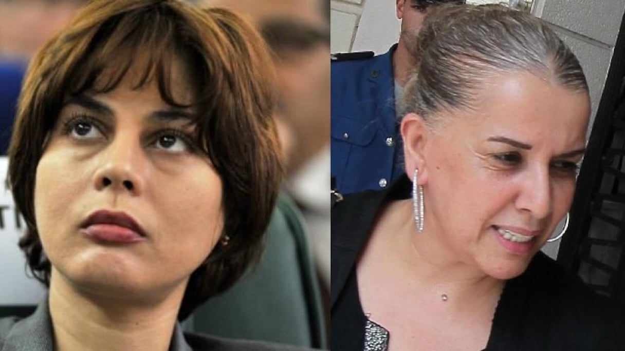 Houda Feraoun, ex-ministre des Télécoms et Djamila Tamazirt, ex-ministre de l'Industrie.