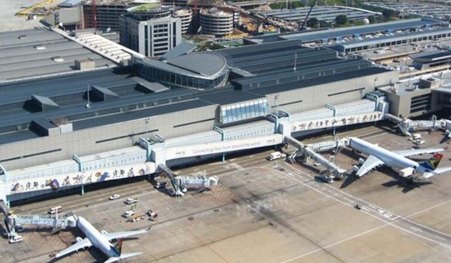 Aéroport international Olivier Tambo (Afrique du Sud).