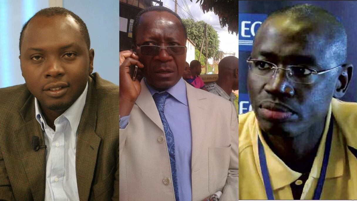 Rodrigue Ntongué, Félix Ebolé Bola et Baba Wamé.
