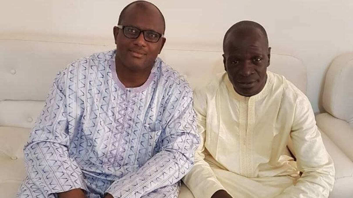 Amadou Sanogo (à gauche) avec son avocat Me Check Omar Konaré.