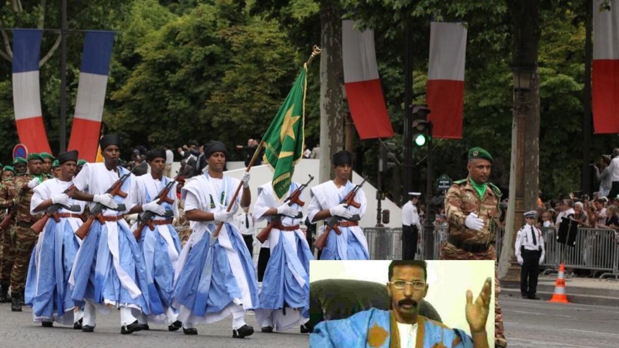 Colonel Ould Khabach en bas de l'image.