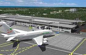 Aéroport International Félix Houphouët-Boigny d'Abidjan (Côte d'Ivoire).