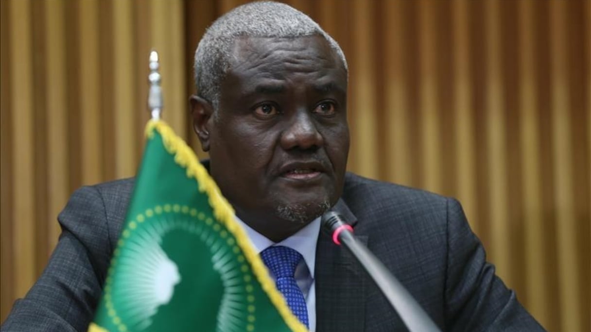Moussa Faki Mahamat, président de la Commission de l'Union africaine.