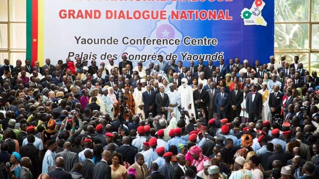 Dialogue national camerounais, au Palais des Congrès de Yaoundé.