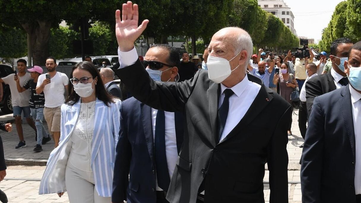Le président tunisien Kais Saied.