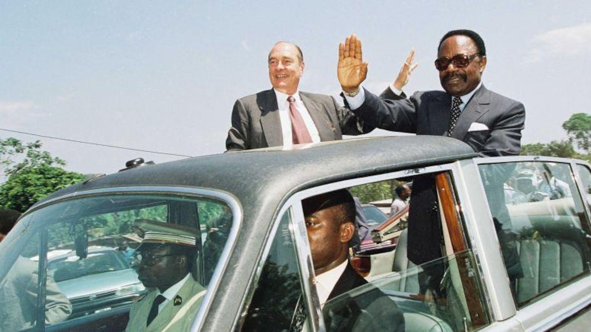 Omar Bongo et Jacques Chirac.