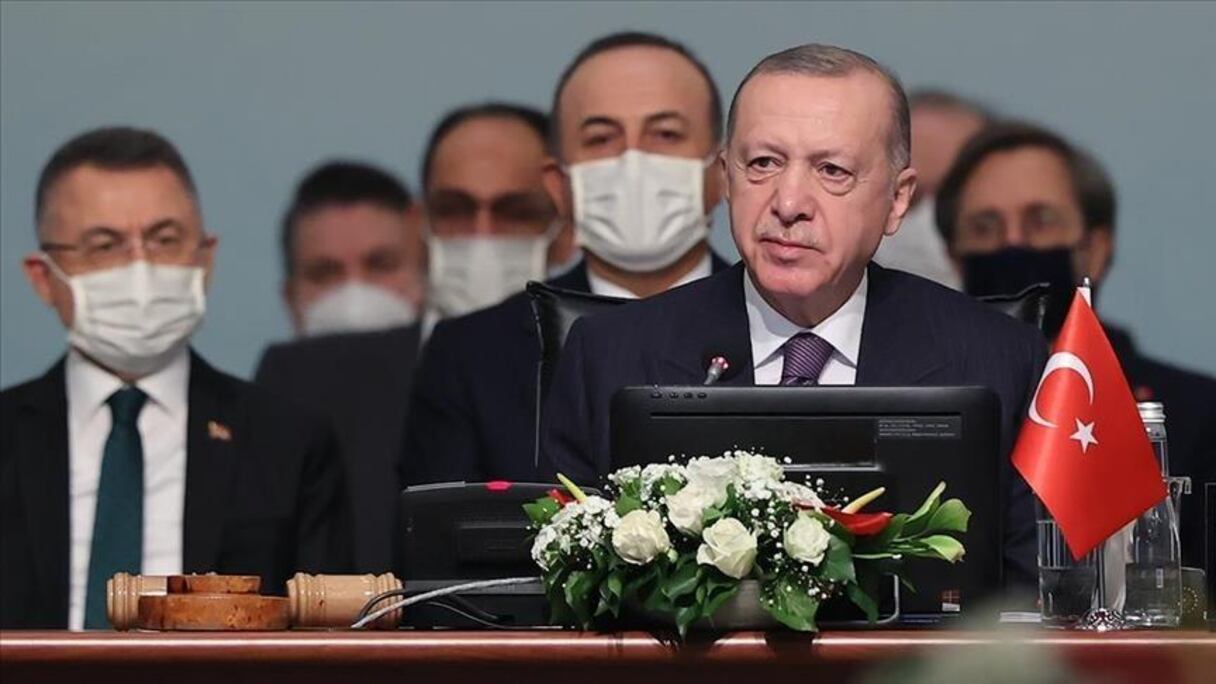 Le président turc Recep Tayyip Erdogan lors du IIIe sommet de partenariat Turquie-Afrique.