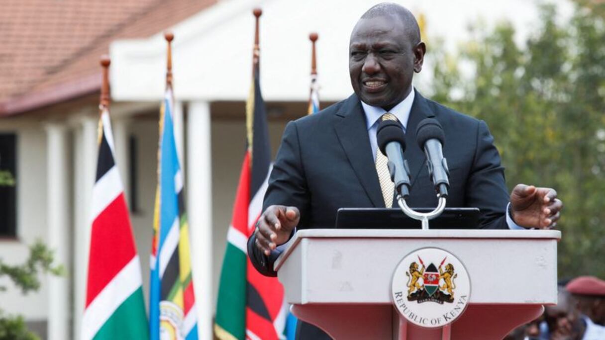 William Ruto, président du Kenya.