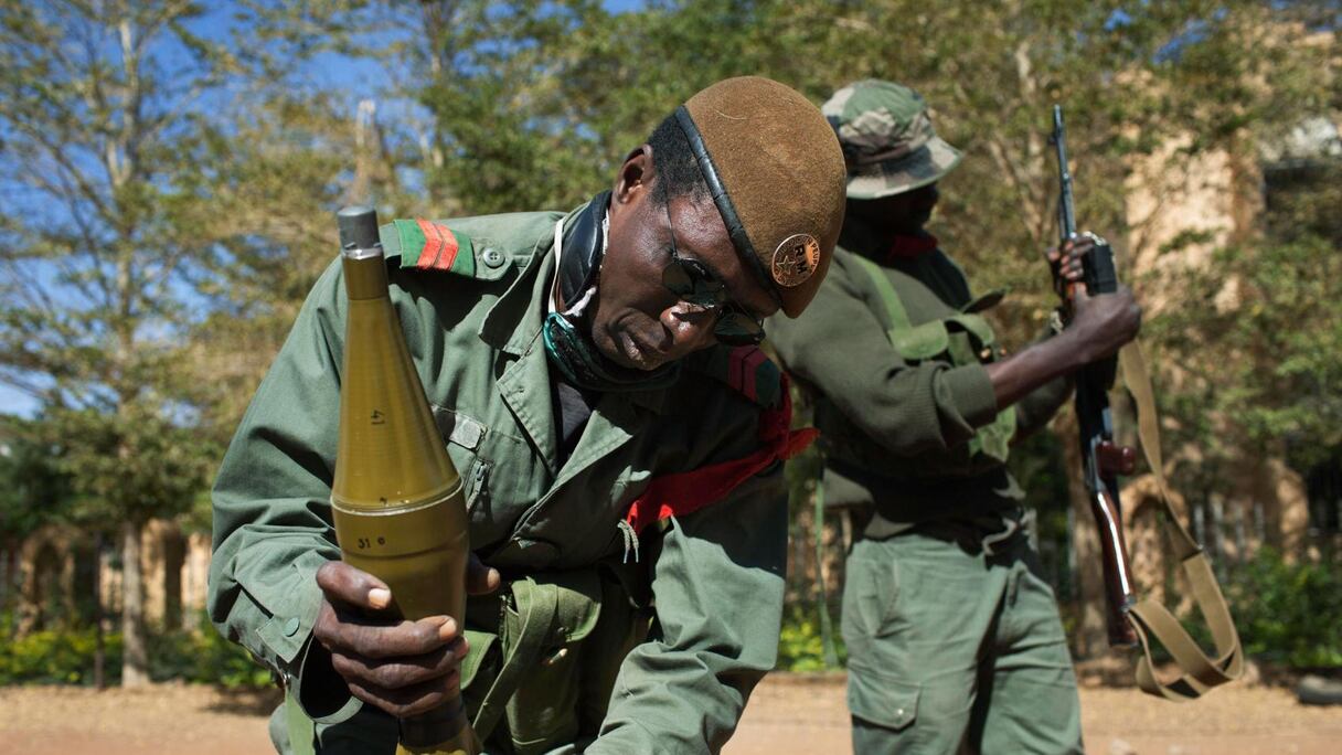 Soldats maliens.