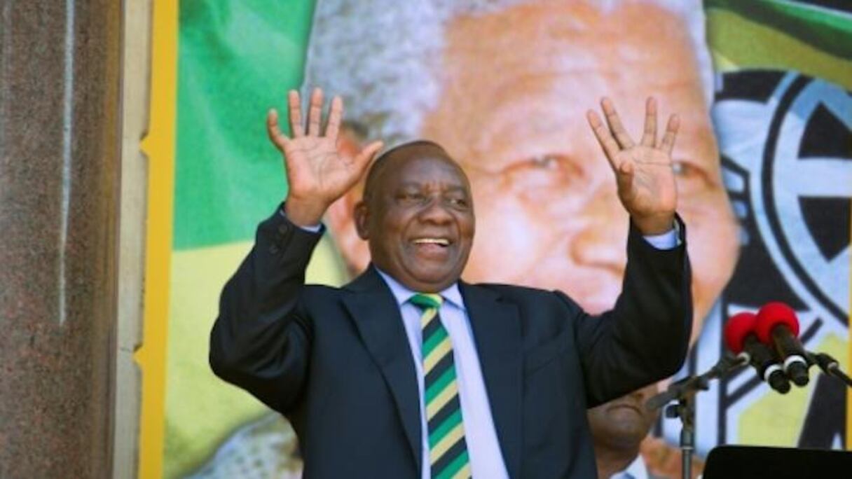 Cyril Ramaphosa, Président de l'ANC.