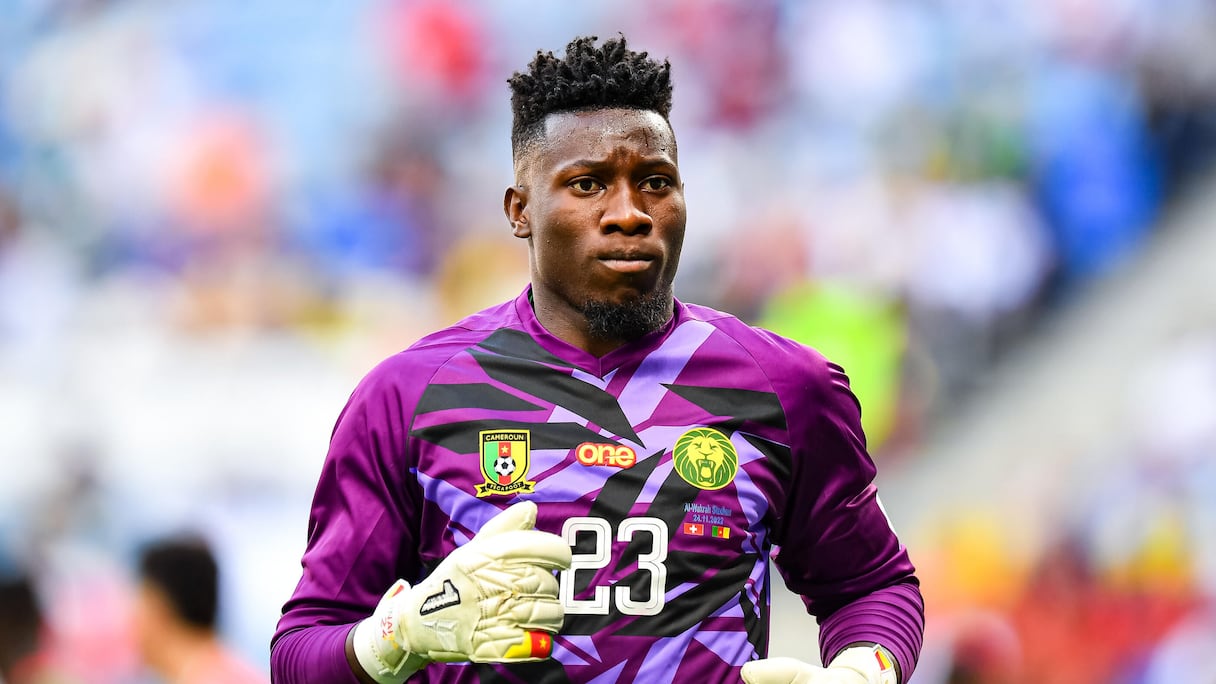 Andre ONANA, gardien des Lions Indomptables du Cameroun.