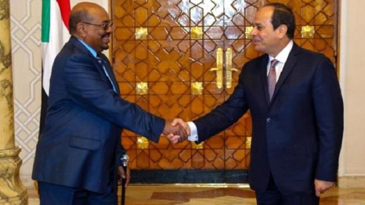 Omar el-Beshir du Soudan et Abdel Fettah el-Sissi d'Egypte.