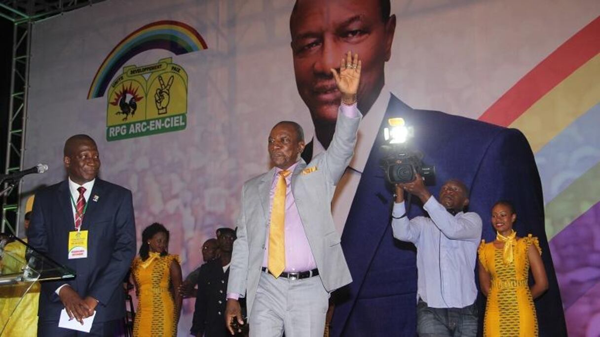 Alpha Condé, président de la Guinée.