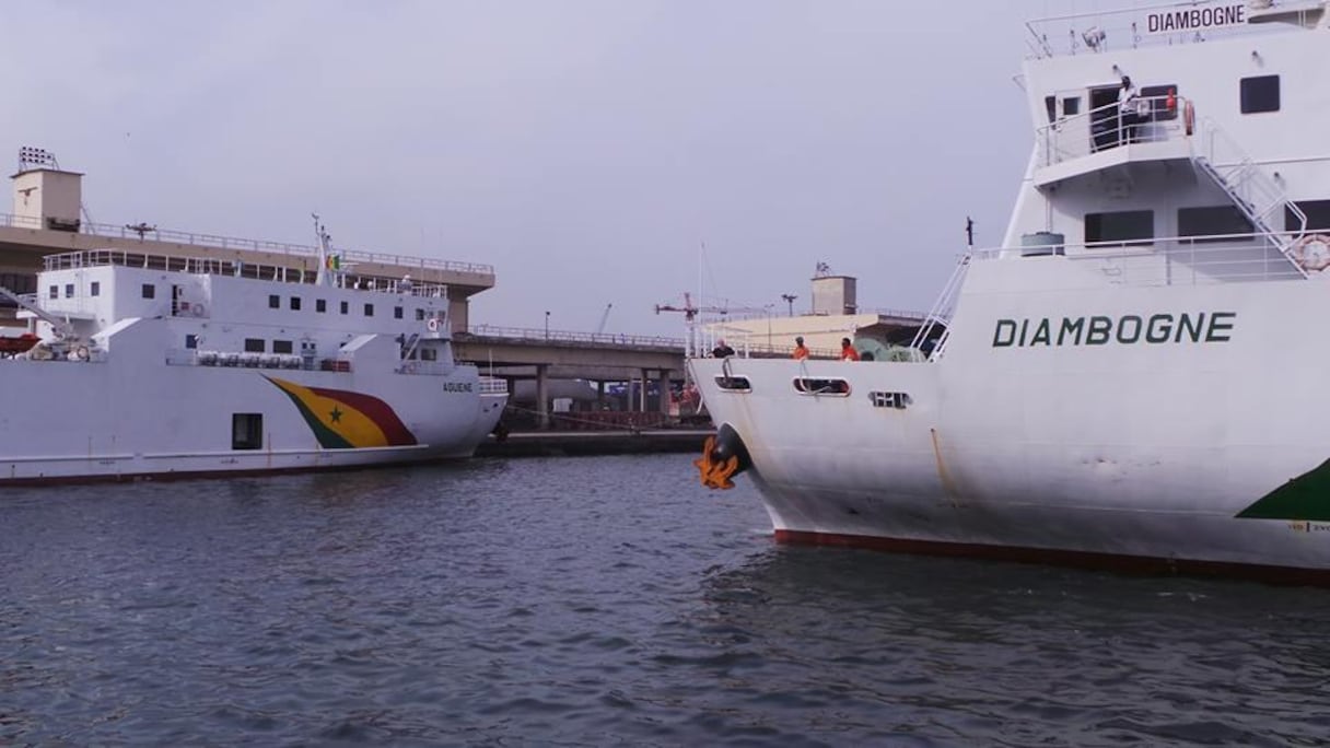 Diamogne qui assure la liaison maritime Dakar Ziguinchor