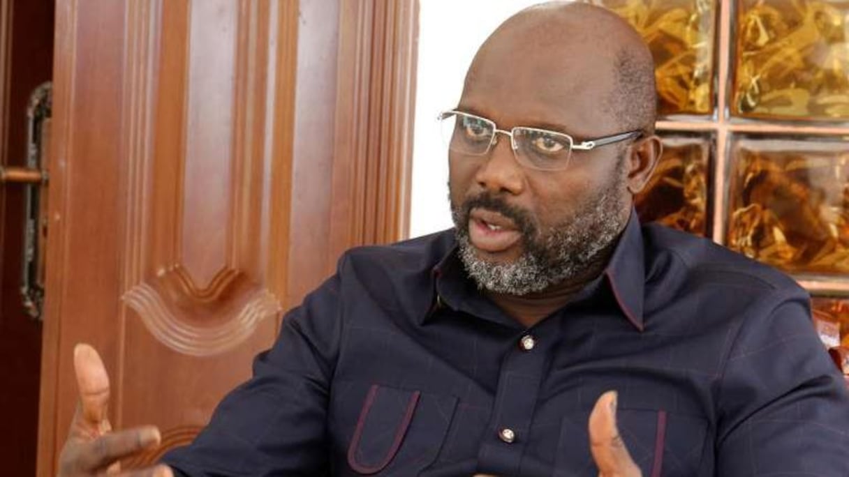 Le président libérien George Weah.