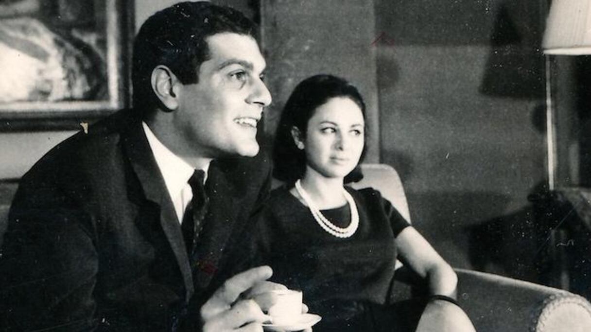 Les acteurs Faten Hamama et Omar Sharif, icônes de l'âge d'or du cinéma égyptien.