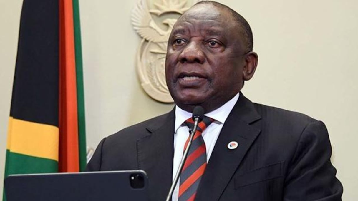 Le président sud-africain Cyril Ramaphosa.