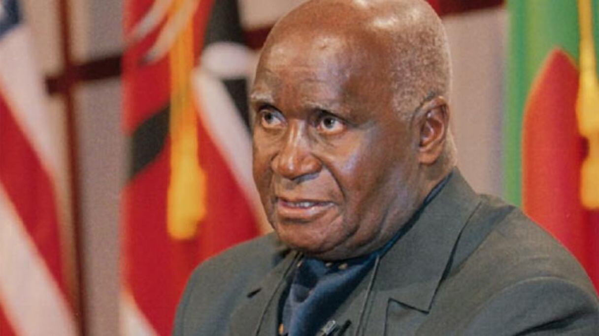 Kenneth Kaunda, père de l'indépendance de la Zambie et ancien président du pays pendant 27 ans.