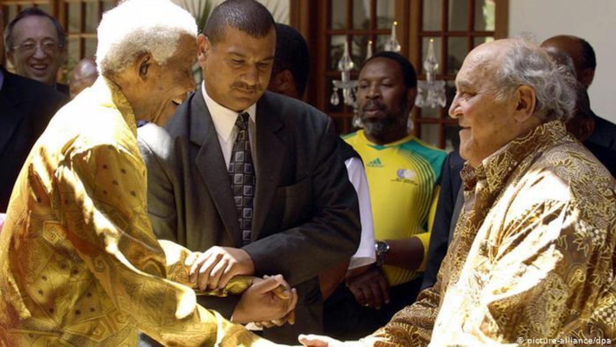 Denis Goldberg et Nelson Mandela.