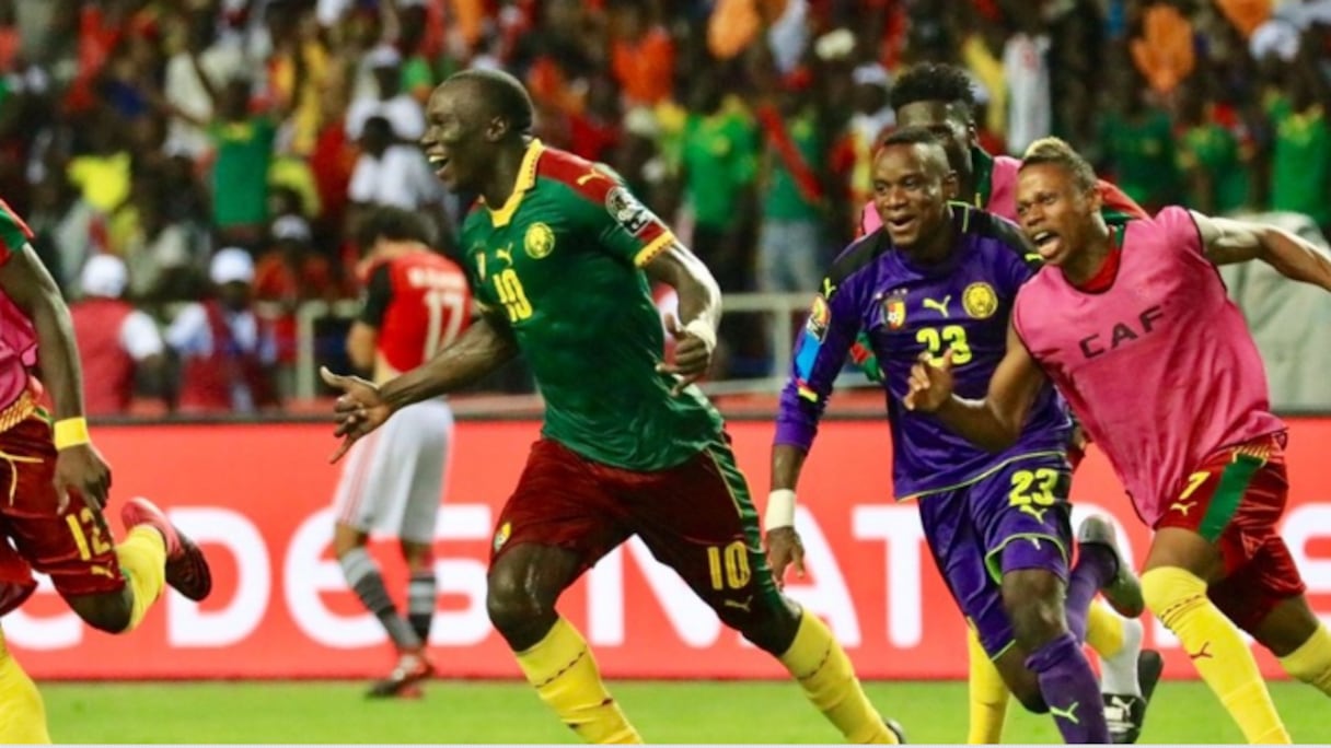 Aboubakar, l'auteur du but victorieux du Cameroun lors de la finale de la CAN 2017 au Gabon.