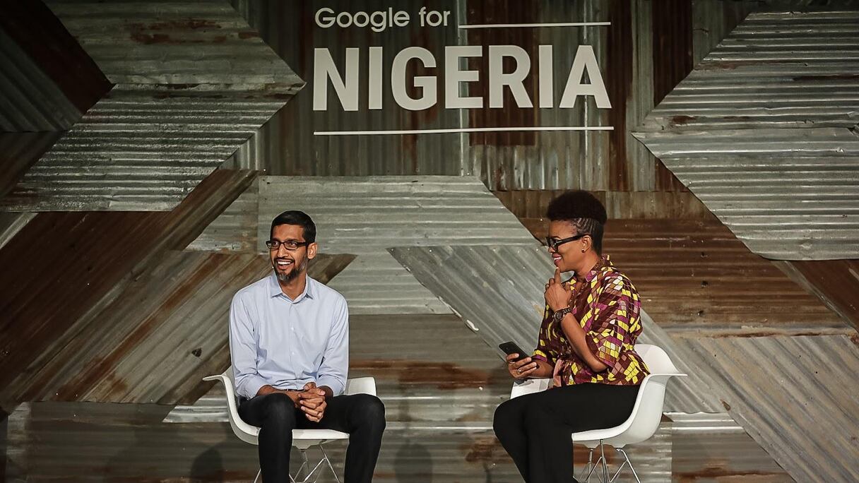 Sundar Pichai, le PDG de Google était au Nigeria hier jeudi 27 juillet 2017