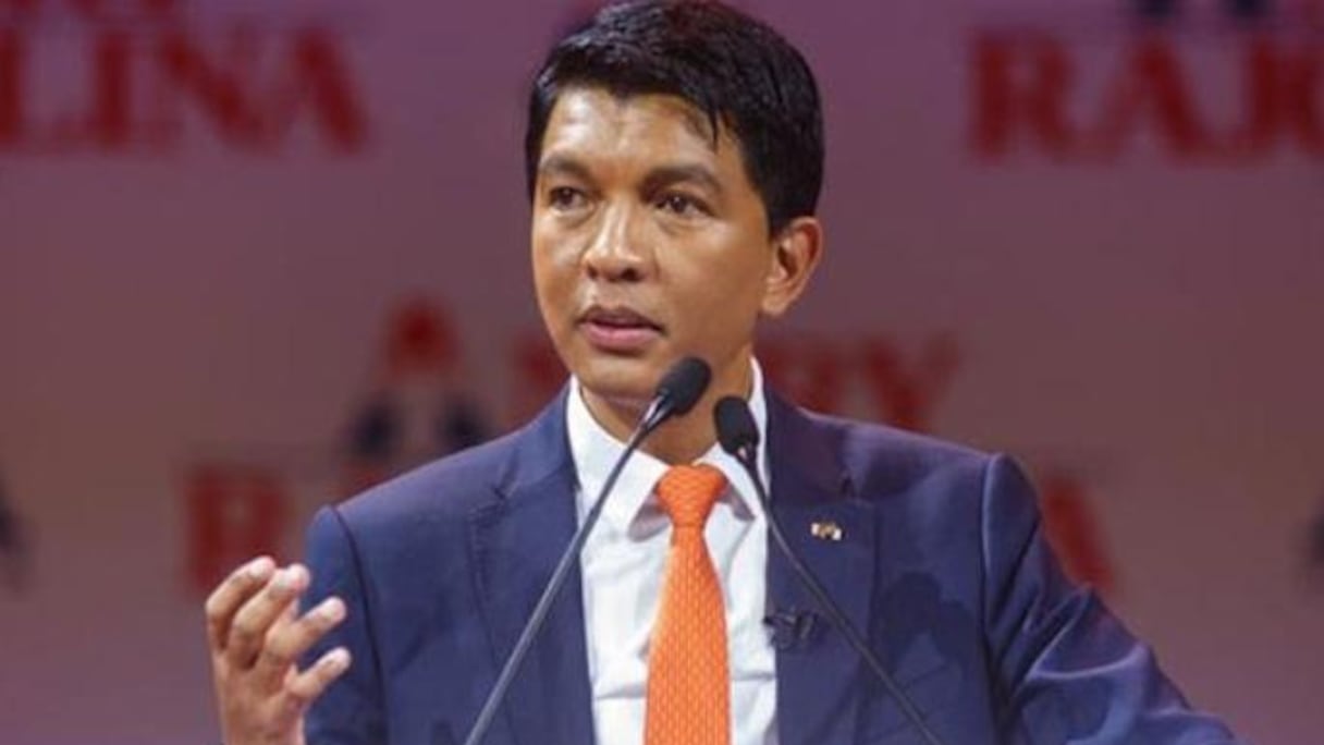 Andry Rajoelina, vainqueur de la présidentielle à Madagascar.