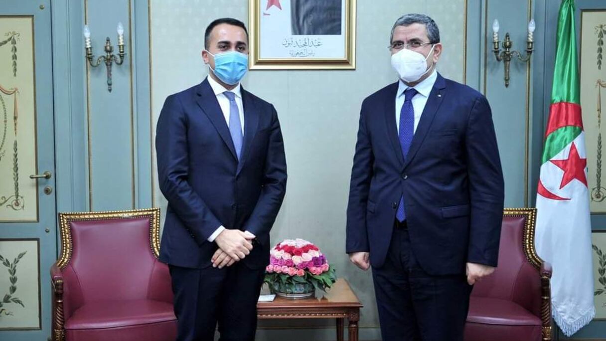 Luigi Di Maio et Abdelaziz Djerad.