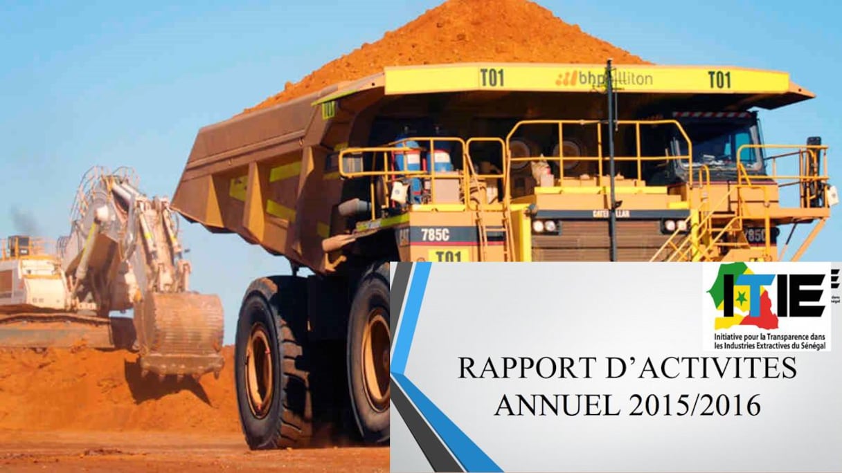 L'initiative pour la transparence dans les industries extractives s'est limitée à commenter les chiffres dans son rapport 2015-2016.