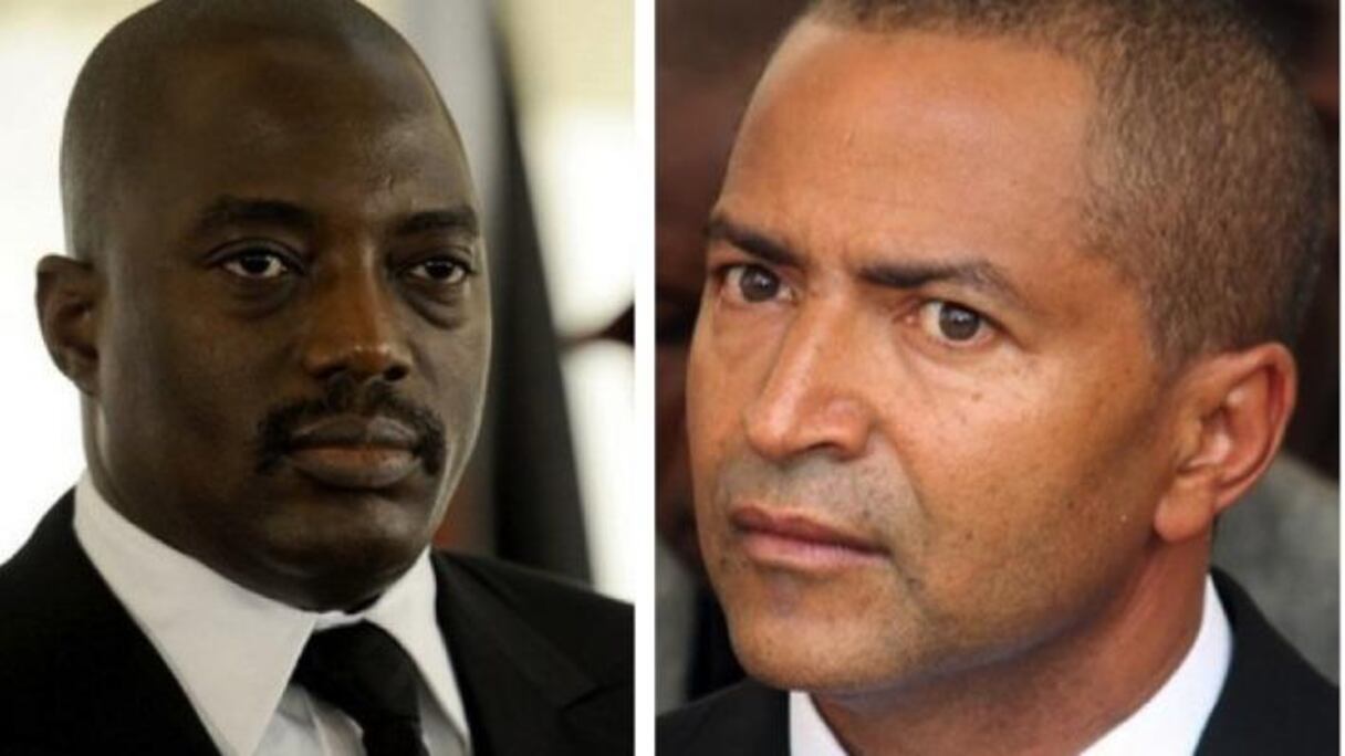 Joseph Kabila, président de la RDC, et l'opposant Moise Katumbi