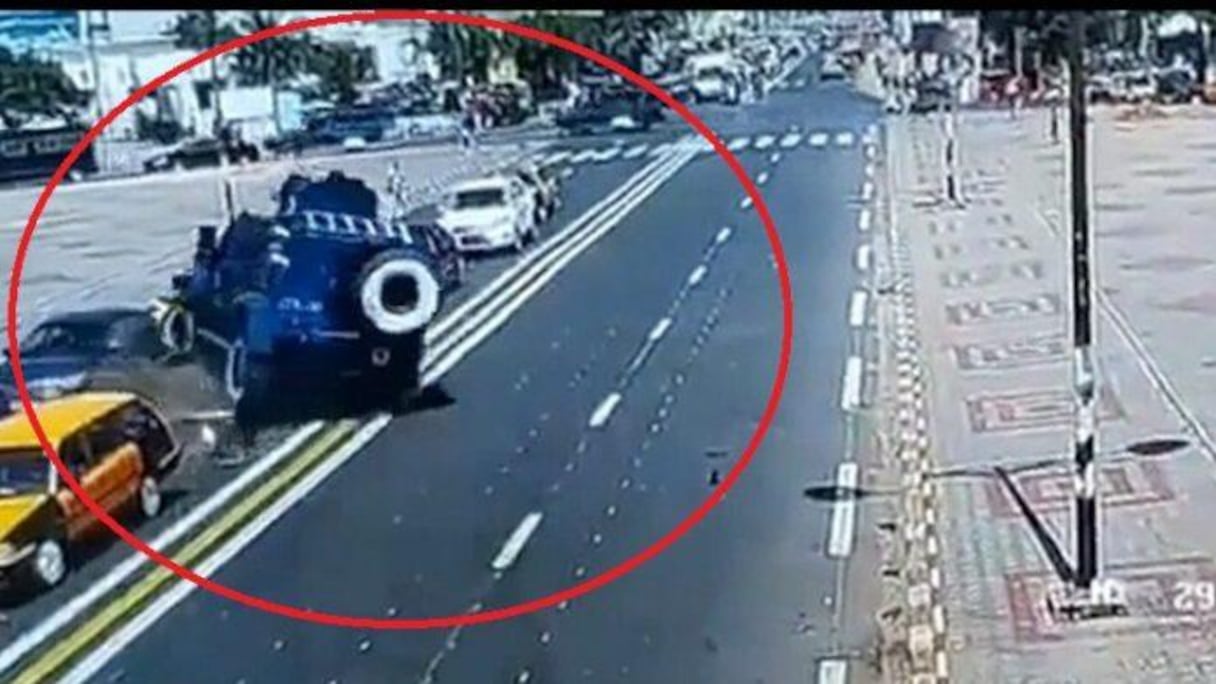 Accident au cours d'une simulation