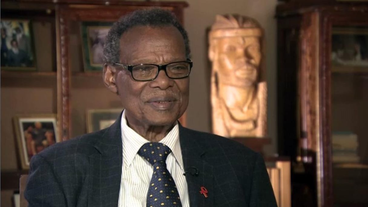 Mangosuthu Buthelezi, leader de l’Inchatha Freedom Party (IFP).