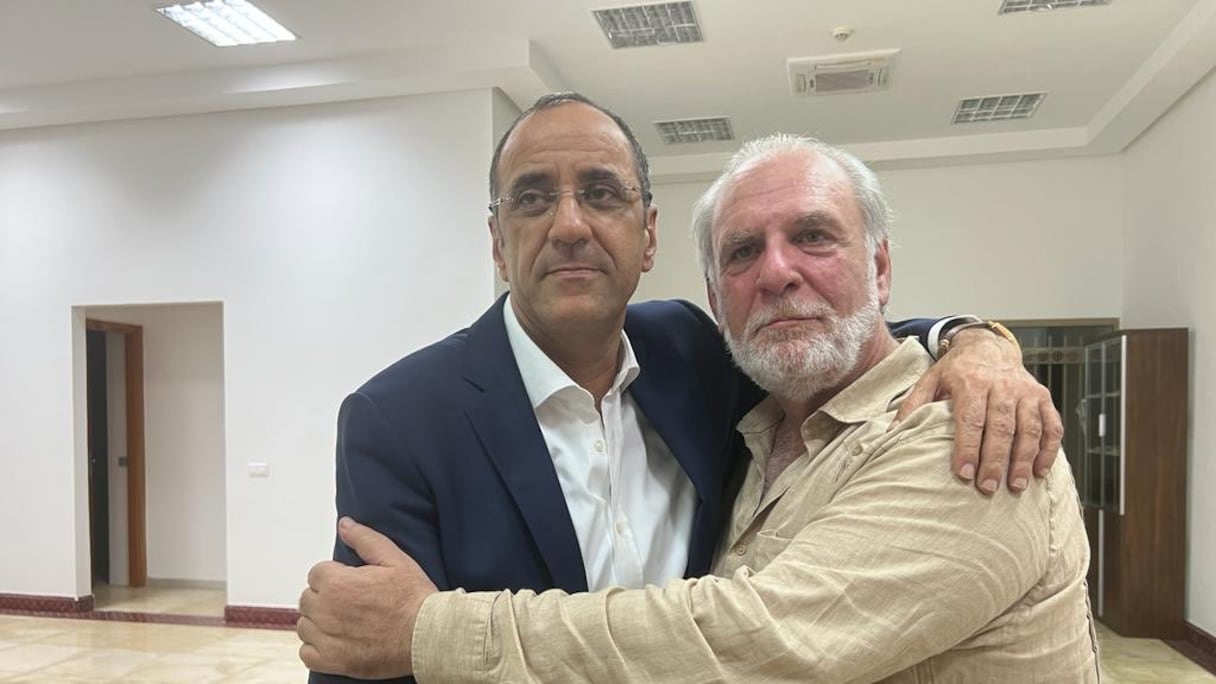 Les ambassadeurs du Maroc et d'Espagne à Libreville.