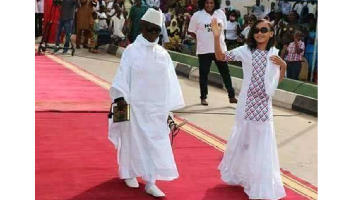 Yahya Jammeh et Zinab Suma Jammeh.