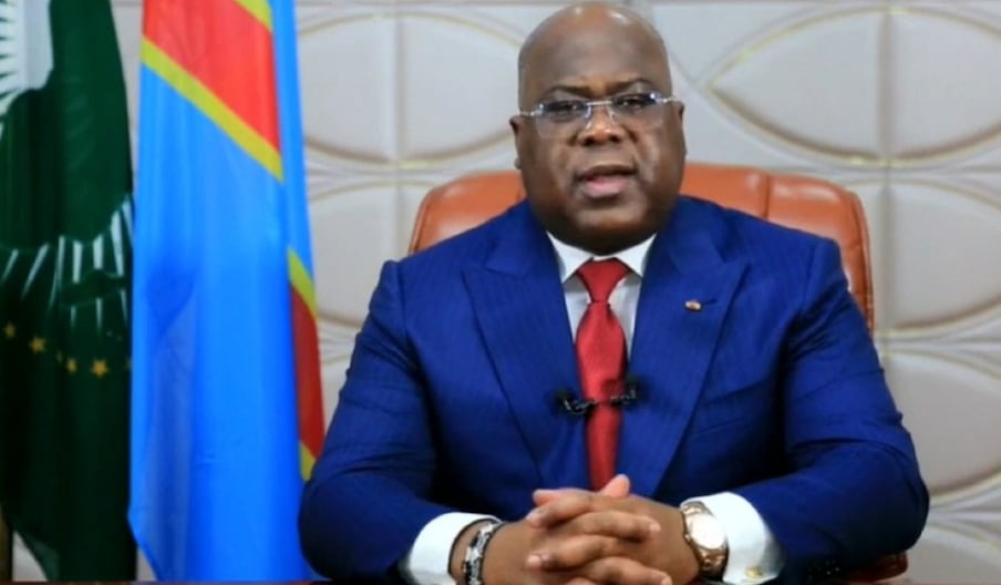 Félix Tshisekedi, président de la République démocratique du Congo et président en exercice de l'Union africaine.