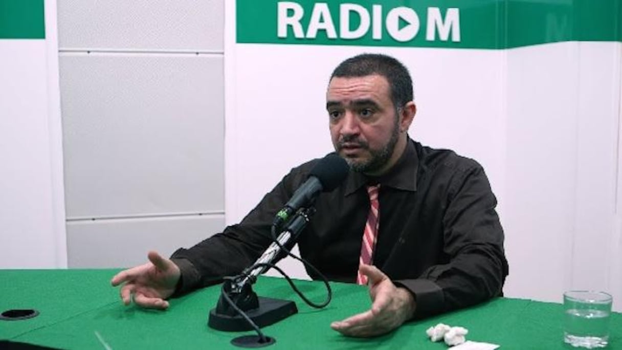 Abdelkrim Zeghileche, journaliste et militant pro-démocratie.