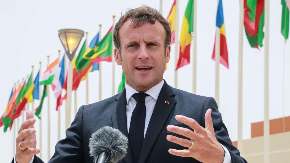 Le président français Emmanuel Macron.