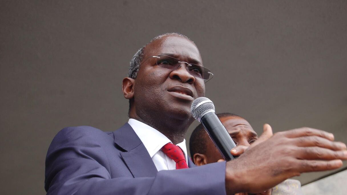 Babatunde Fashola, ministre de l'Energie du Nigeria.