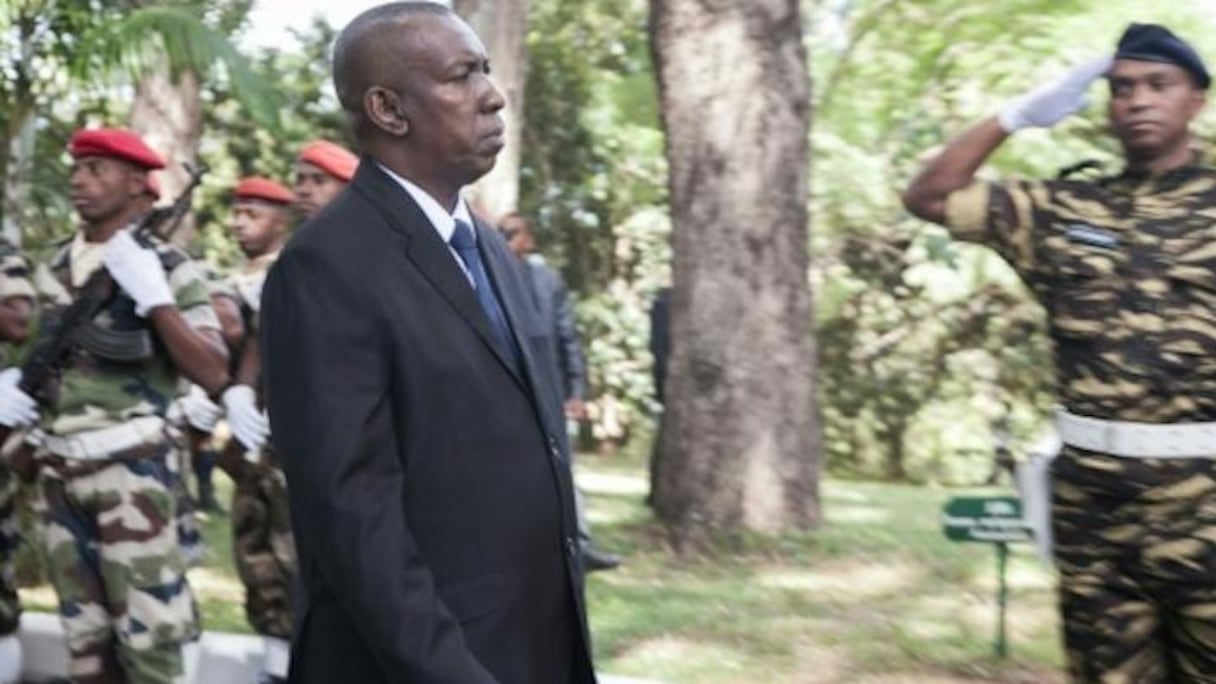 Le Premier ministre malgache Olivier Mahafaly Solonandrasana à Antananarivo.