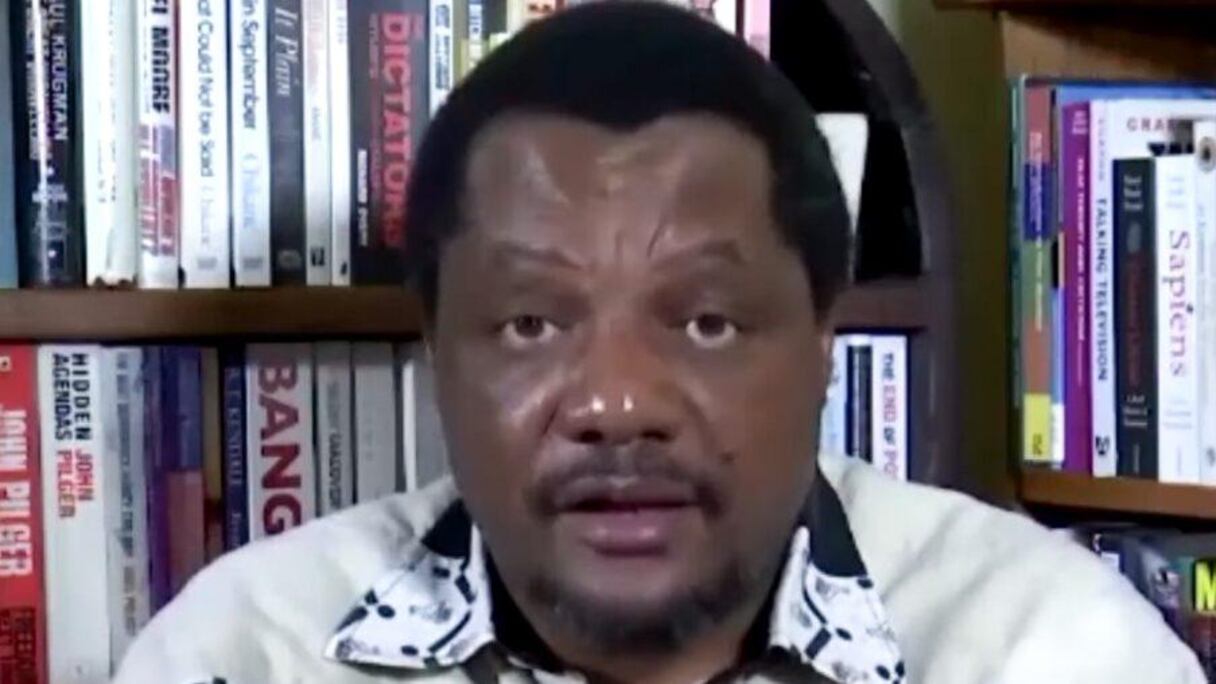 Hopewell Chin'ono, journaliste zimbabwéen.