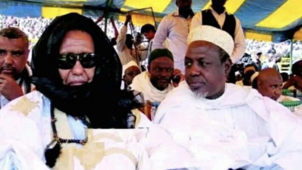 Le Chérif de Nioro en compagnie de l'Imam Mamoud Dicko.