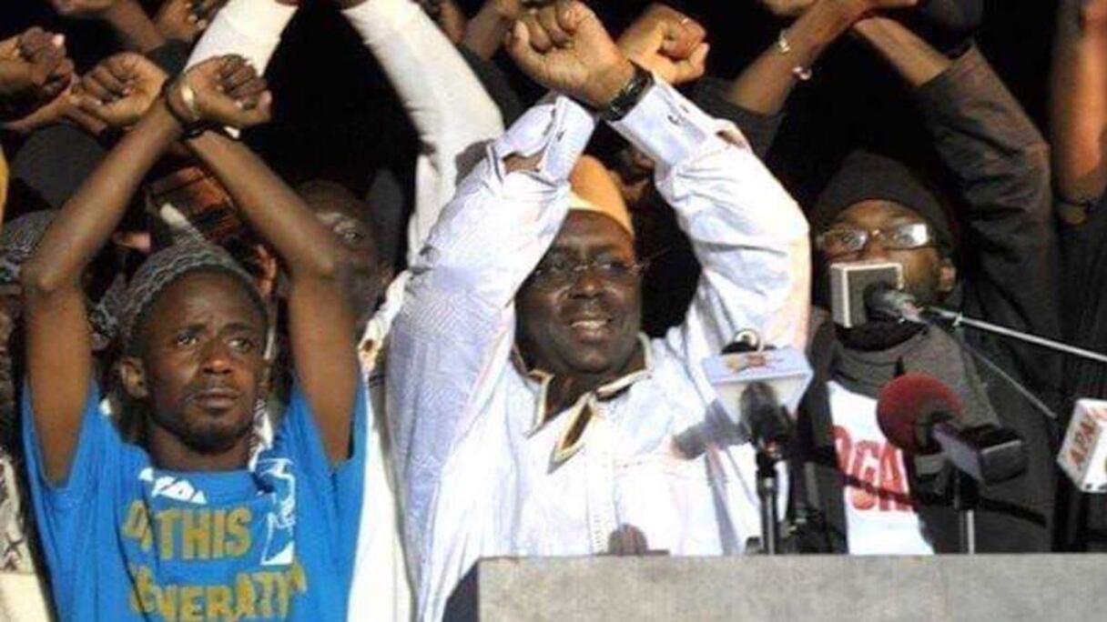 En 2012, Macky Sall était aux côtés du mouvement Y'en a Marre pour lutter contre un troisième mandat du président Abdoulaye Wade.